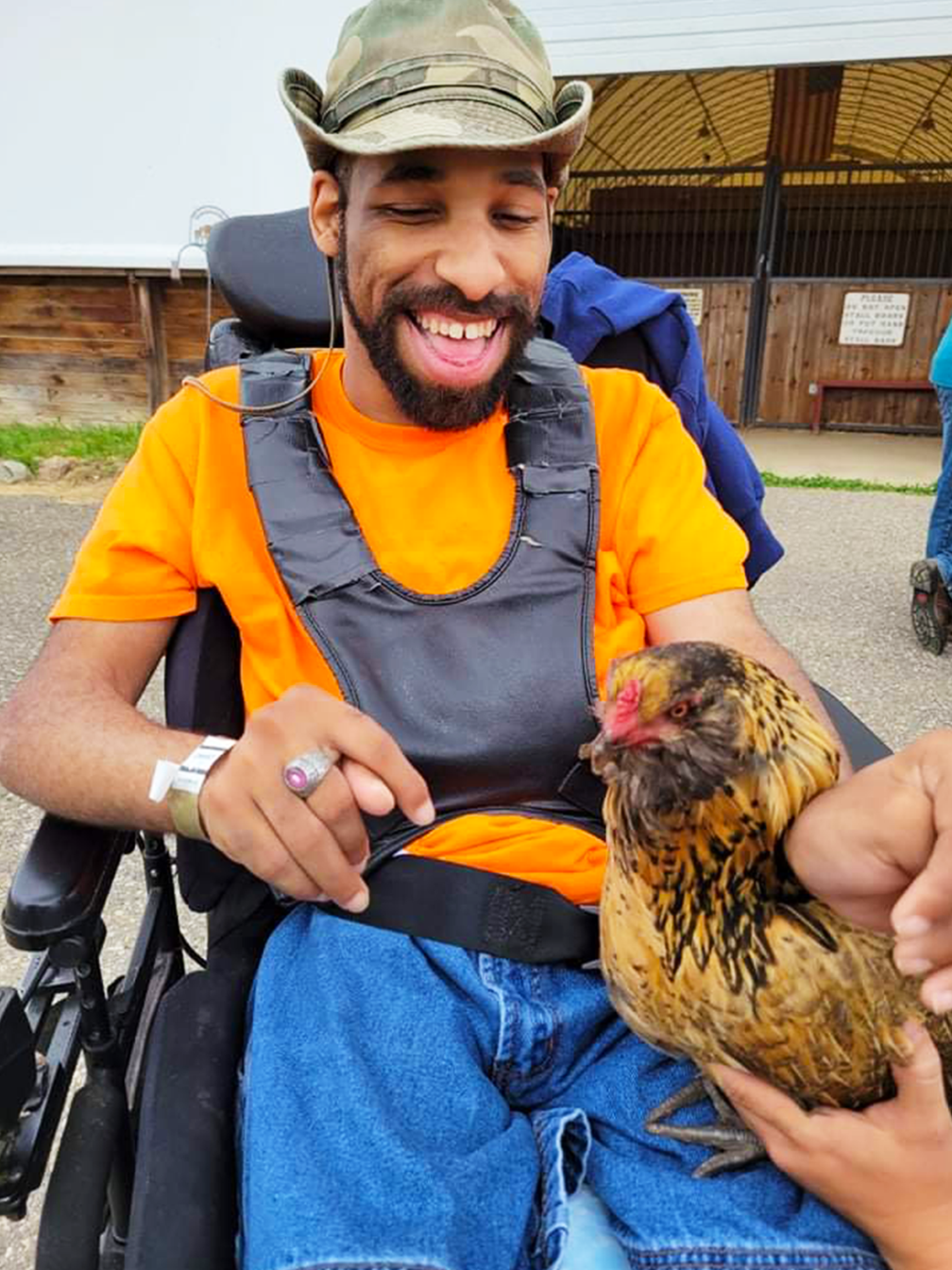 Dude With Chicken_Resized